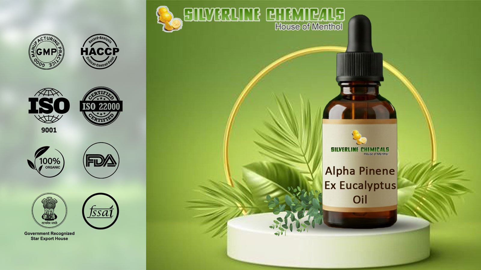 Alpha Pinene Ex Eucalyptus Oil Manufacturers
