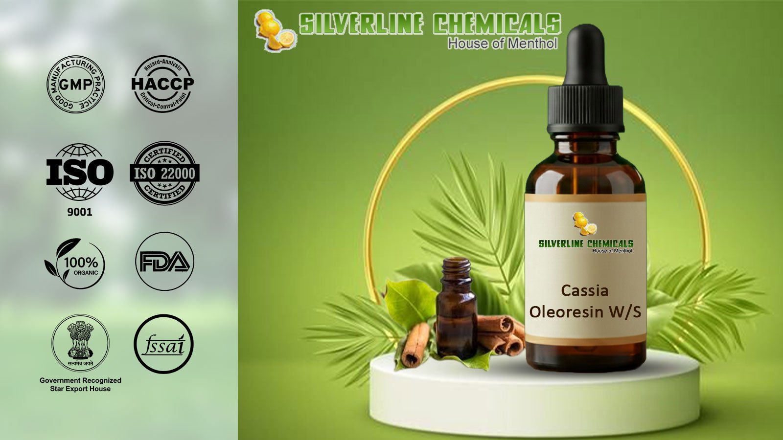 Cassia Oleoresin W/S Manufacturers