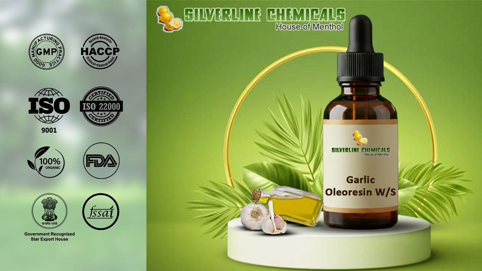 Garlic Oleoresin W/S Manufacturers