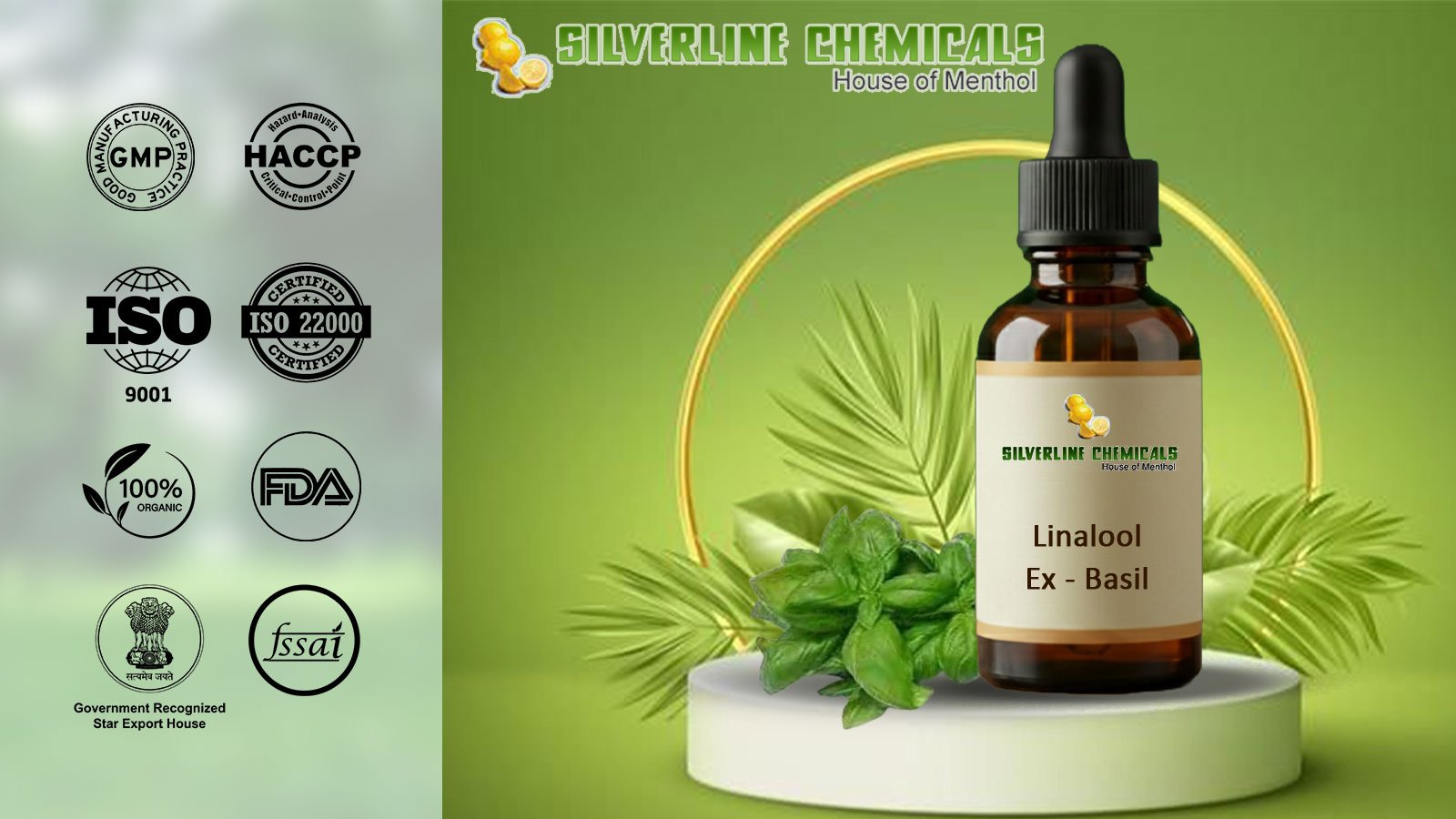 Linalool Ex - Basil Manufacturers