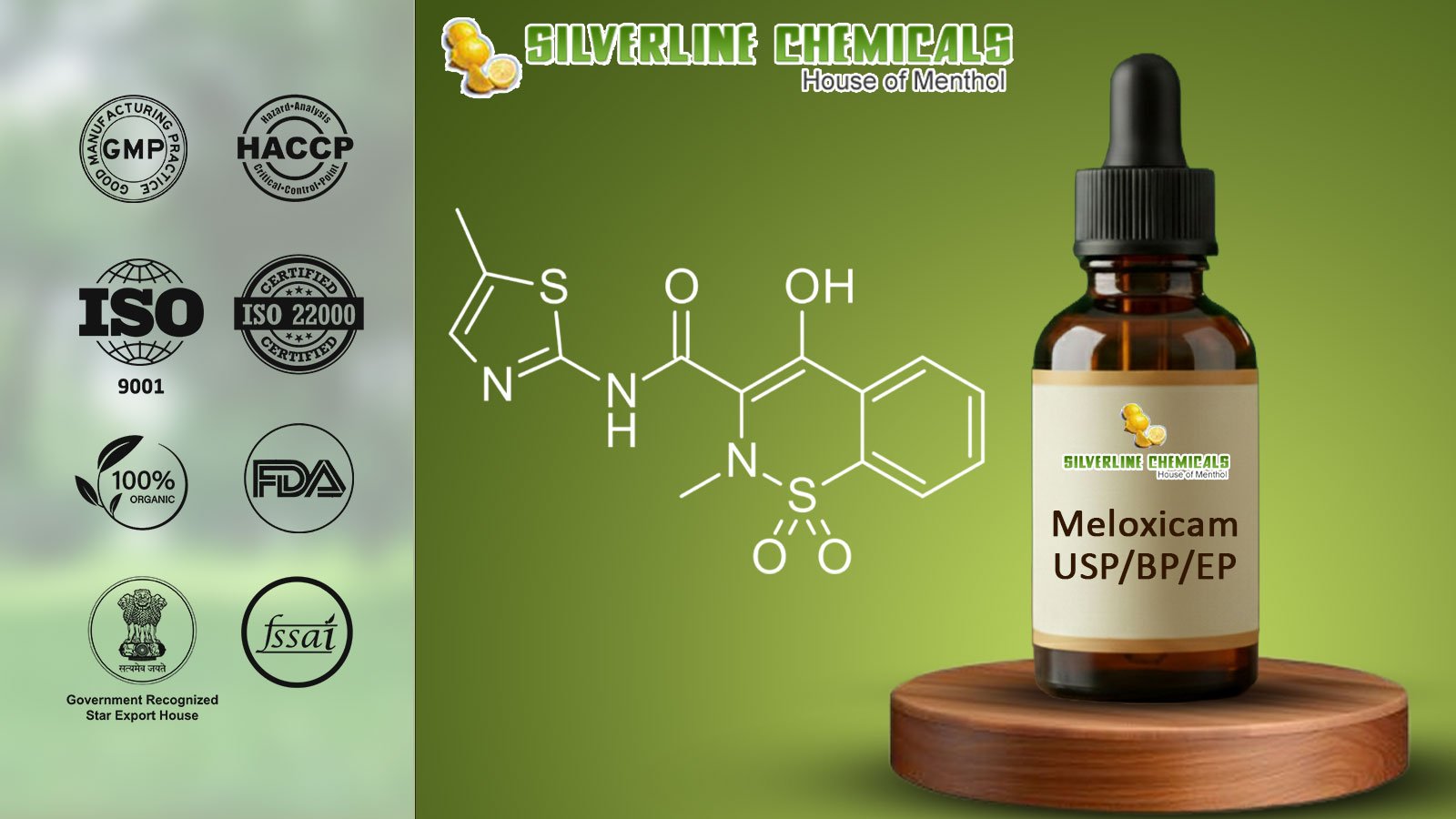 Meloxicam USP/BP/EP Manufacturers