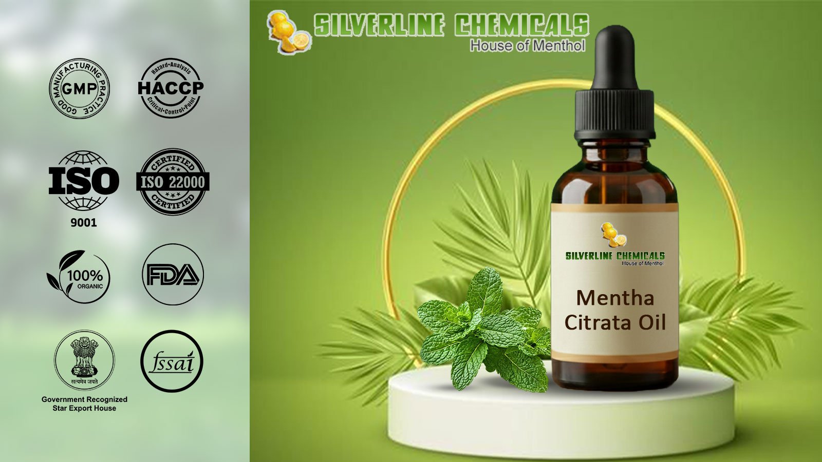 Mentha Citrata Oil Manufacturers