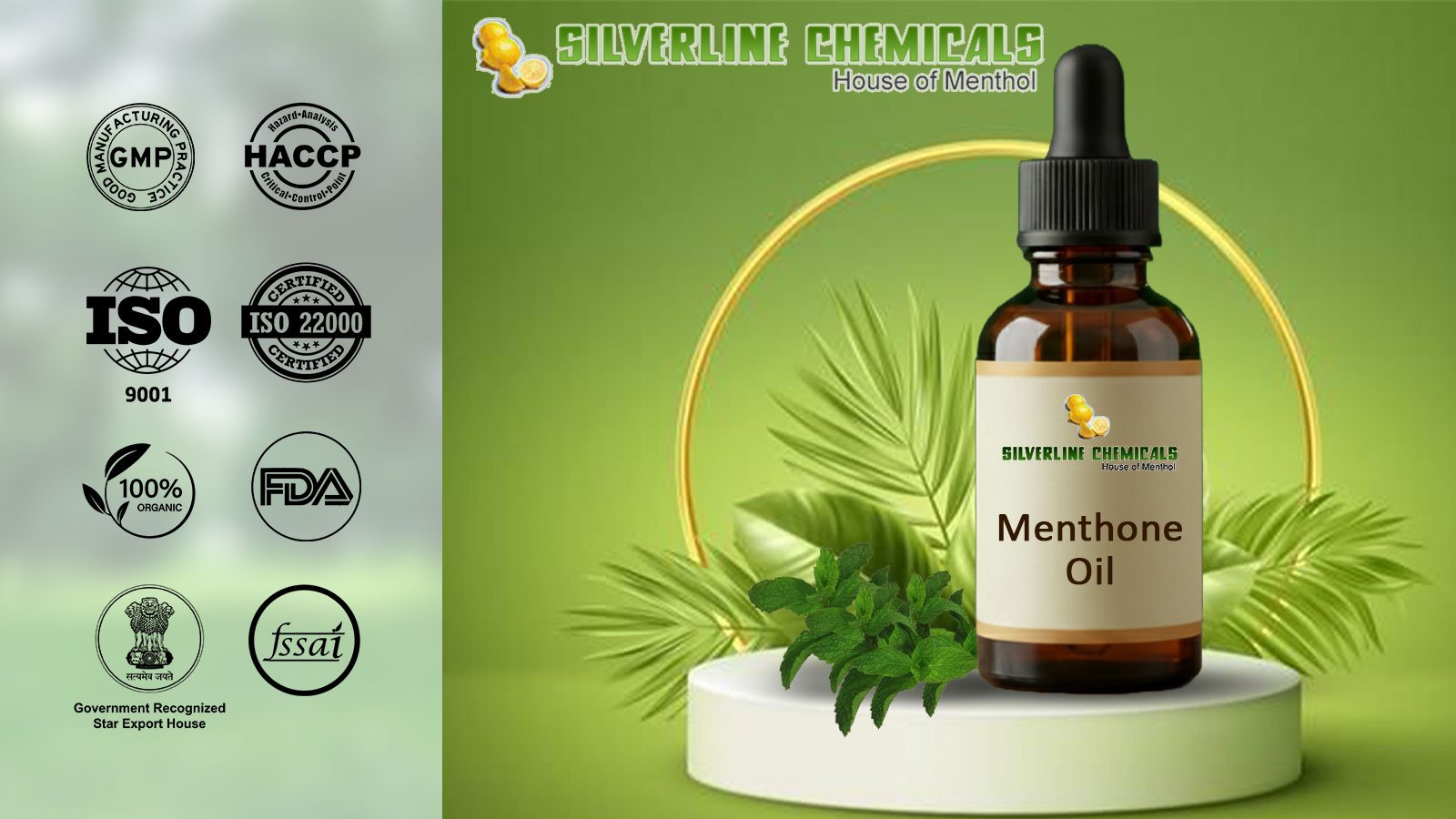 Menthone Oil Exporter In Andhra Pradesh