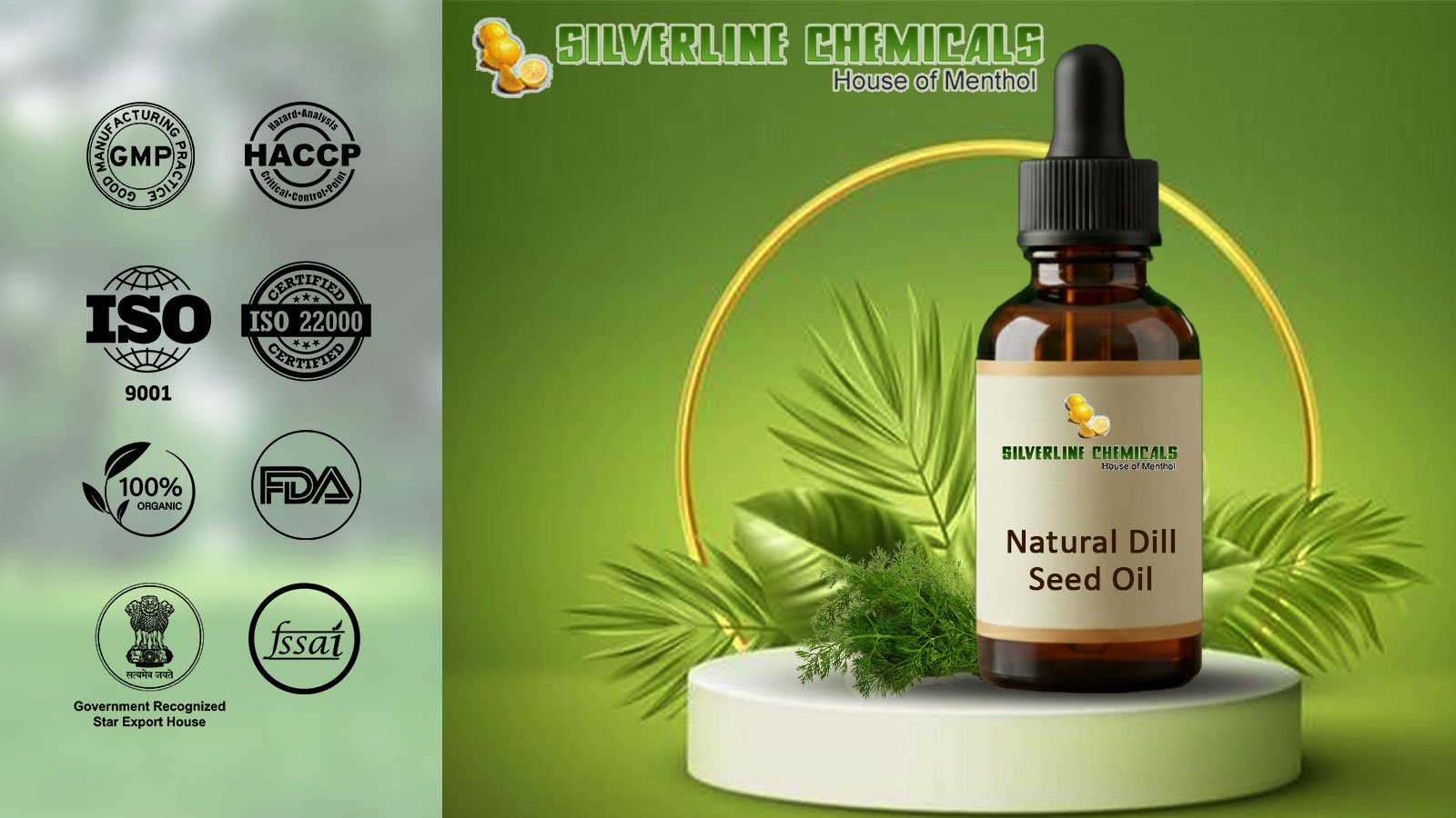 Natural Dill Seed Oil Manufacturers