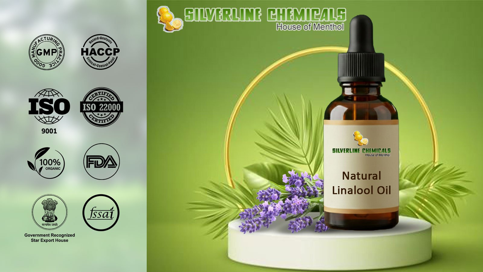 Natural Linalool Oil Suppliers In Chittoor