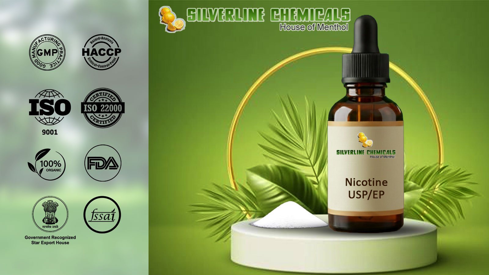 Nicotine USP/EP Manufacturers