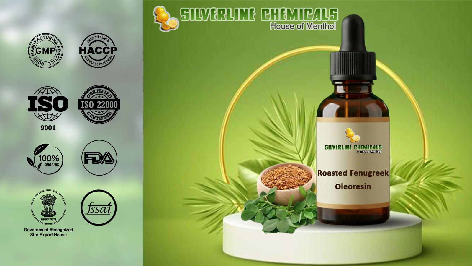 Roasted Fenugreek Oleoresin Manufacturers