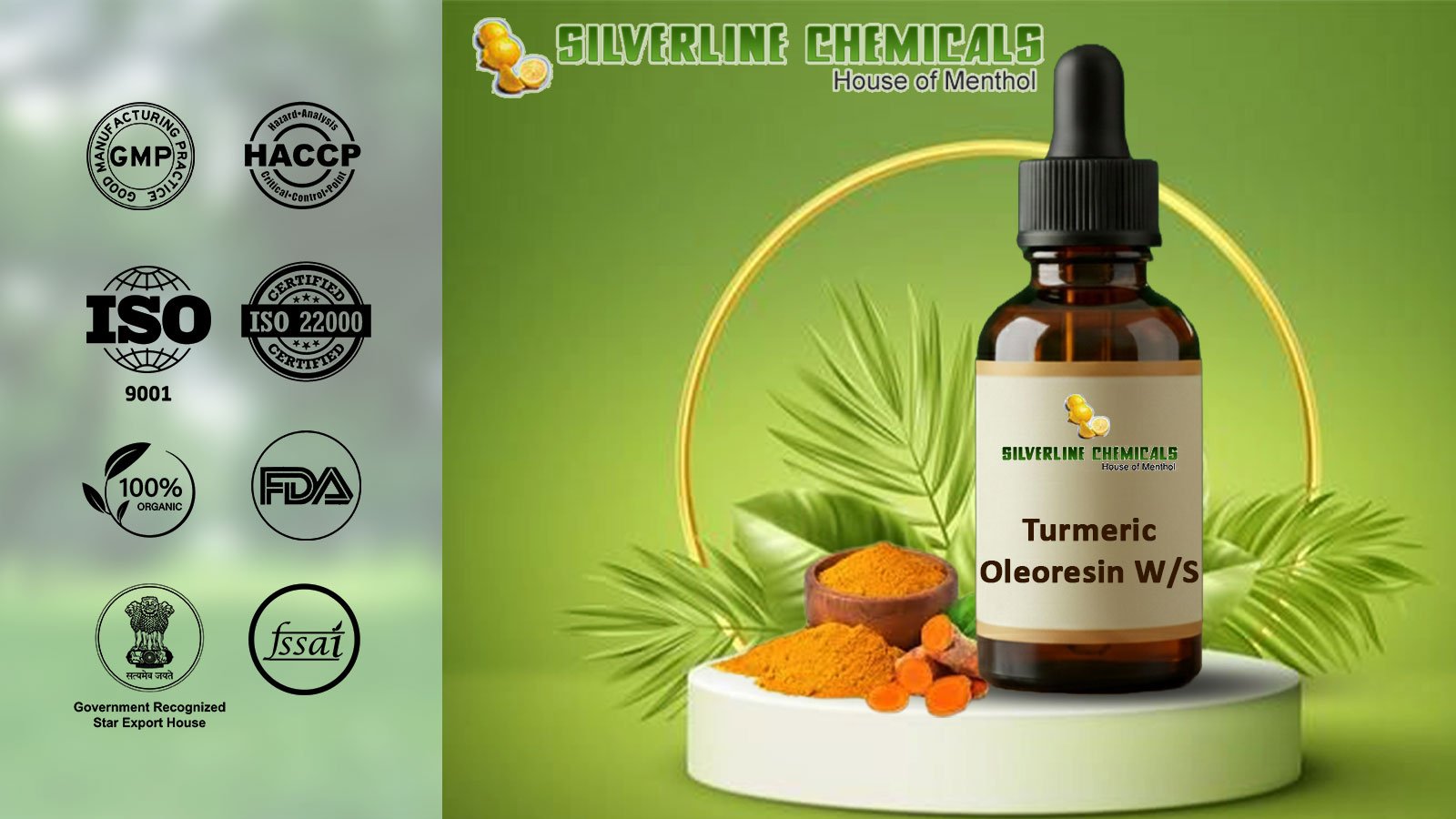 Turmeric Oleoresin W/S Manufacturers